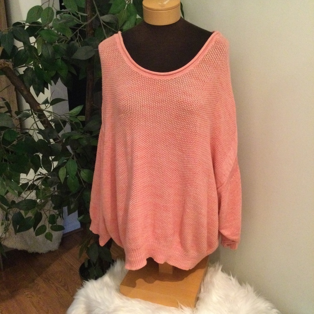 Terra & Sky Woman’s 3X (24W-26W) scoop neck sweater with drop shoulder s…